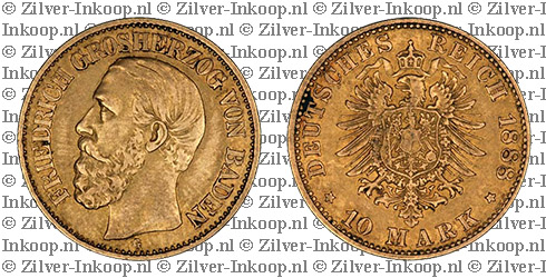 10 Mark Duitsland Goud
