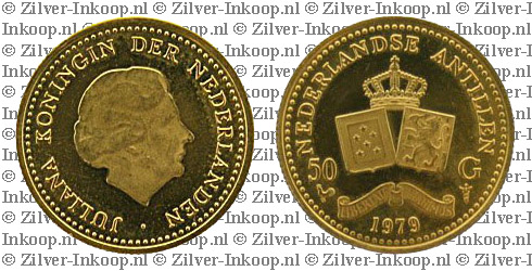 50 Antiliaanse Gulden Goud