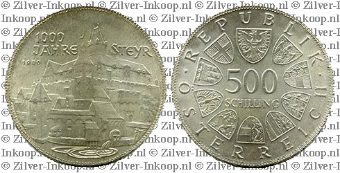 Zilveren 500 Schilling